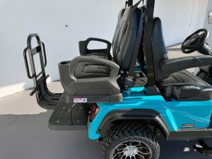 Sky Blue Evolution Maverick Rear Seat